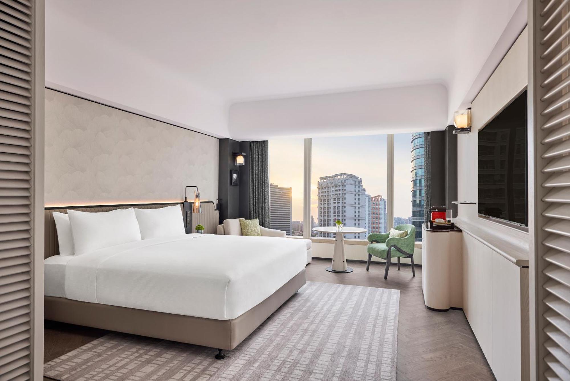 Hilton Shanghai City Center -Steps From Iconic Landmarks Wukang Mansion And Jing'An Temple Eksteriør billede