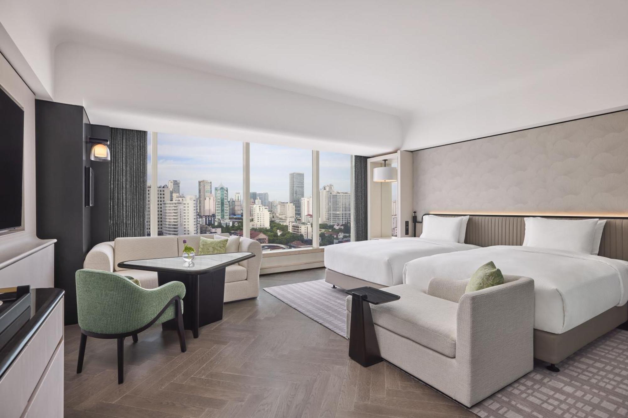 Hilton Shanghai City Center -Steps From Iconic Landmarks Wukang Mansion And Jing'An Temple Eksteriør billede